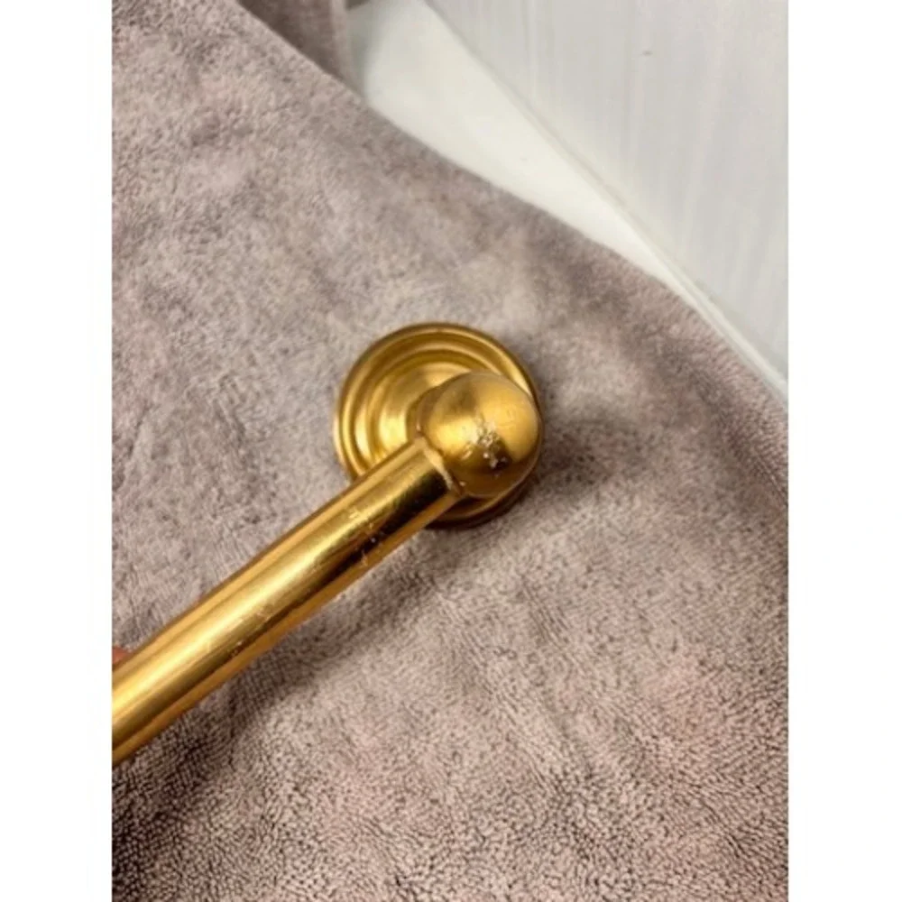 Vintage Brass Towel Bar 25